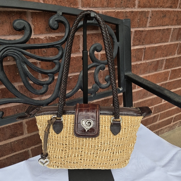 Brighton Woven & Leather Shoulder Bag - Picture 4 of 11